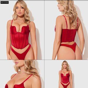Plunge Push Up Bustier